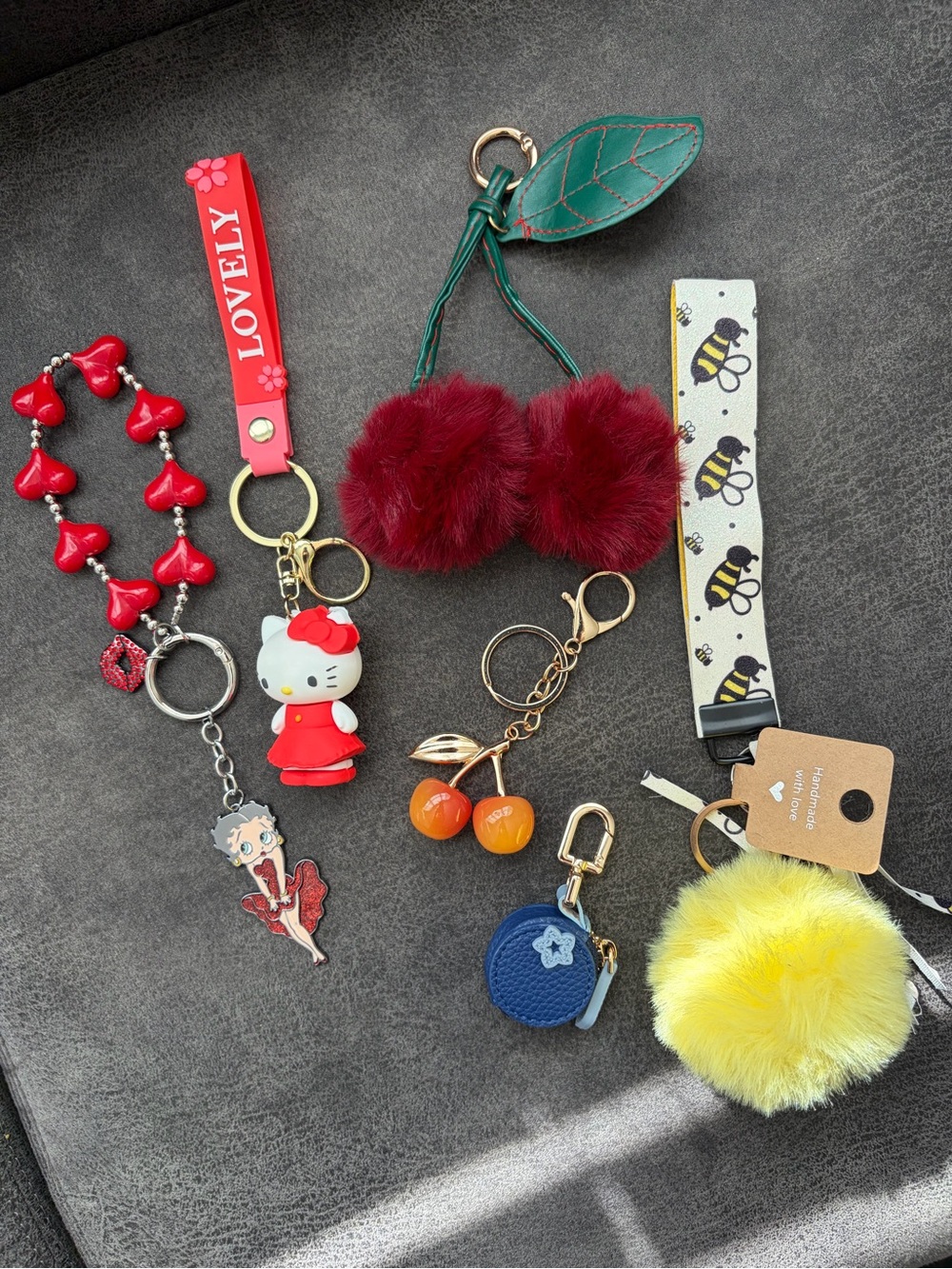 Assorted Cute Keychain Lot All Brand New